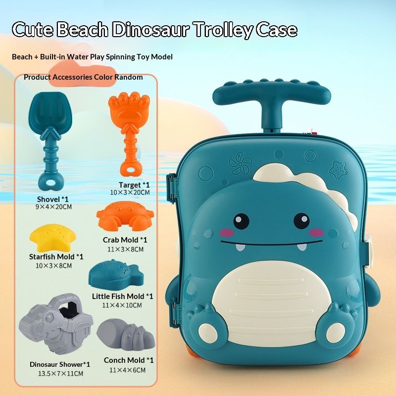 Childrens And Babies Beach Bath Toy Set Complete Sand-playing Tools