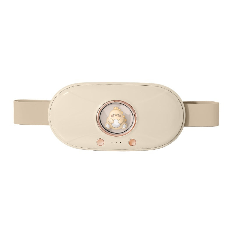 Hot Compress Vibration Massage Waist Supporter Usb Charging Multifunctional