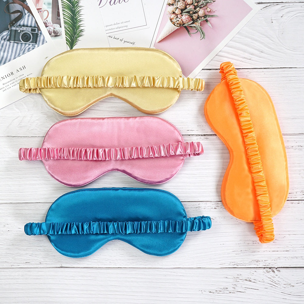 Eye Patch Imitated Silk Eye Patch Shading Sleeping Eye Mask Travel Relax Covers Eye Shade Health Sleeping Shield Eye Care Tools