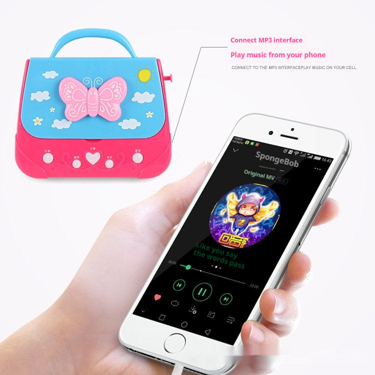 Music Backpack Belt Microphone Children's Musical Instrument Educational Toys