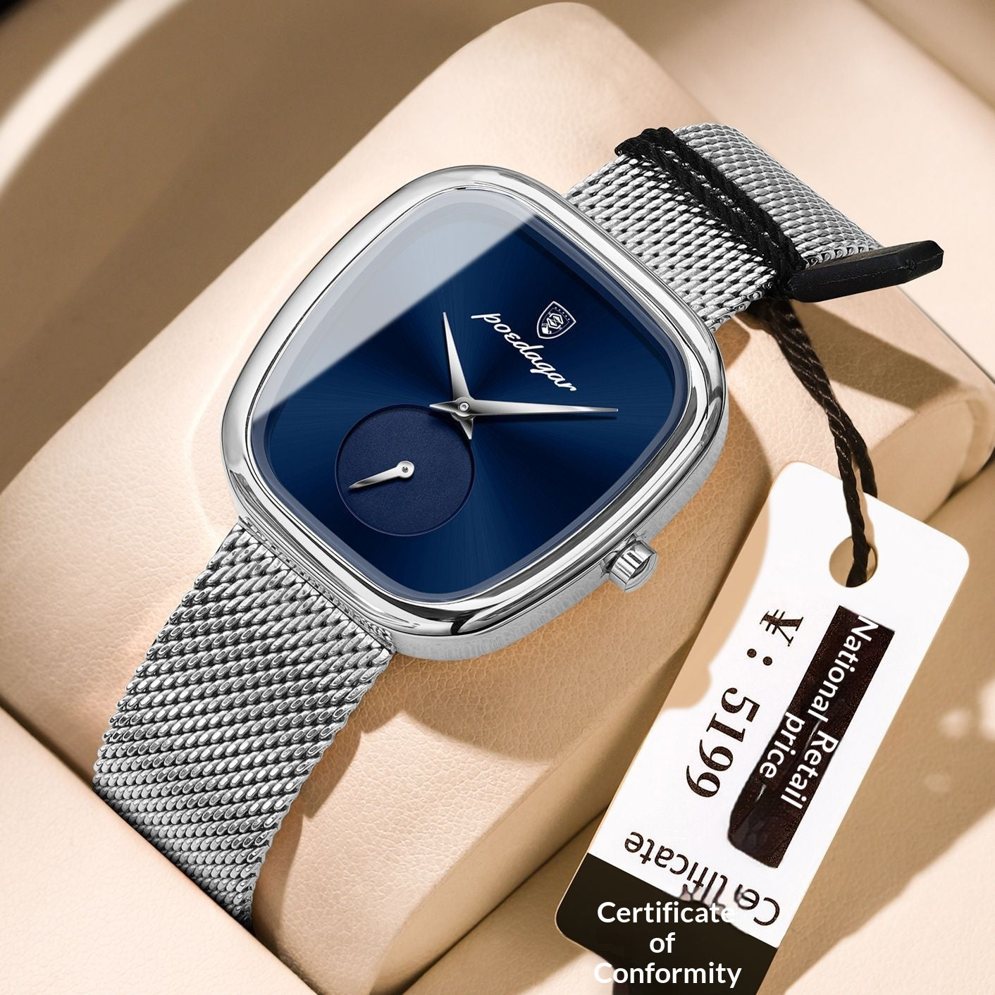 Temperament Korean Style Advanced Waterproof Net Red Watch For Women