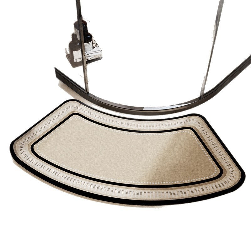 Diatomaceous Water-absorbing Bath Mat For The Toilet And Shower