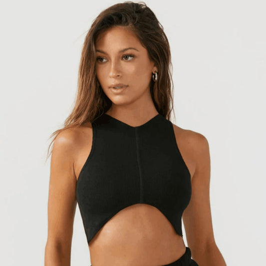 Slim V-Neck Yoga Vest Women's Running Fitness Top