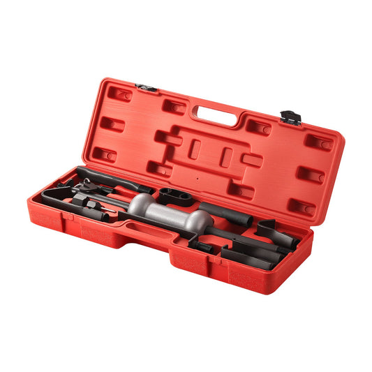 Dent Puller Kit, 10 Lbs 13-in-1 Slide Hammer Dent Removal Kit, Heavy-Duty Auto Body Truck Repair Automotive Damage Remover Tool Repair Frame With Carrying Case, Extension Rod, Non-Slip Handle