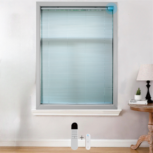 Equipped With A 15 Channel Remote Control Solar Charging Panel, Electric Blinds, Intelligent Remote Control Curtains, Silent Sunshades, Detachable Rechargeable Lithium Batteries
