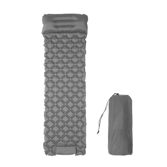 Built-in Pump Mattress Outdoor Camping Picnic Sleeping Mat Travel Portable Soft Mattress Comfort Inflation Mattress With Pillow Moisture-proof Ground Mat