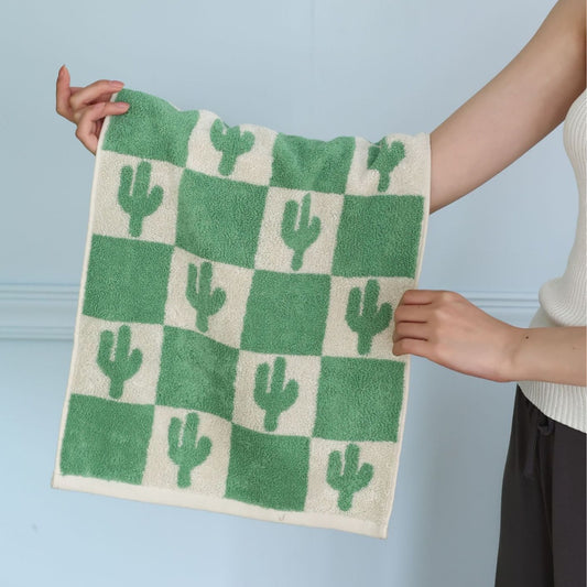Retro Color-Block Absorbent Bath Towel For The Bathroom