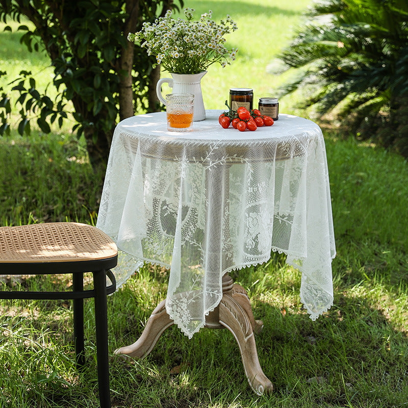 Affordable Luxury Lace American-Style Tablecloth For Home Use