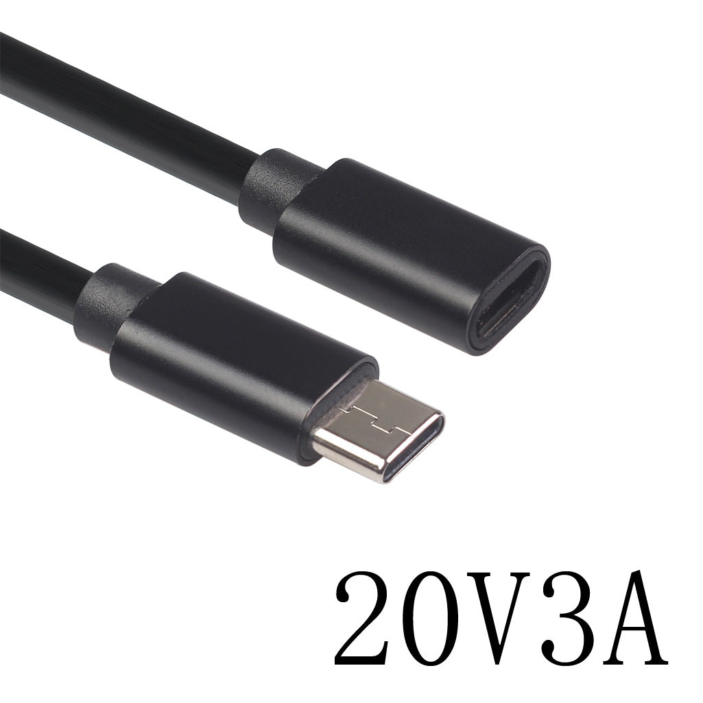 Copper TYPE-C Male To Female Charging Extension Cable