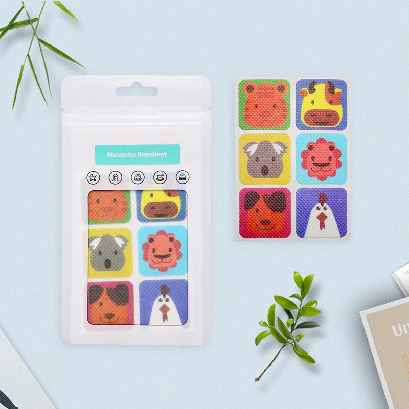 Outdoor Cartoon Childrens Mosquito-Repellent Stickers