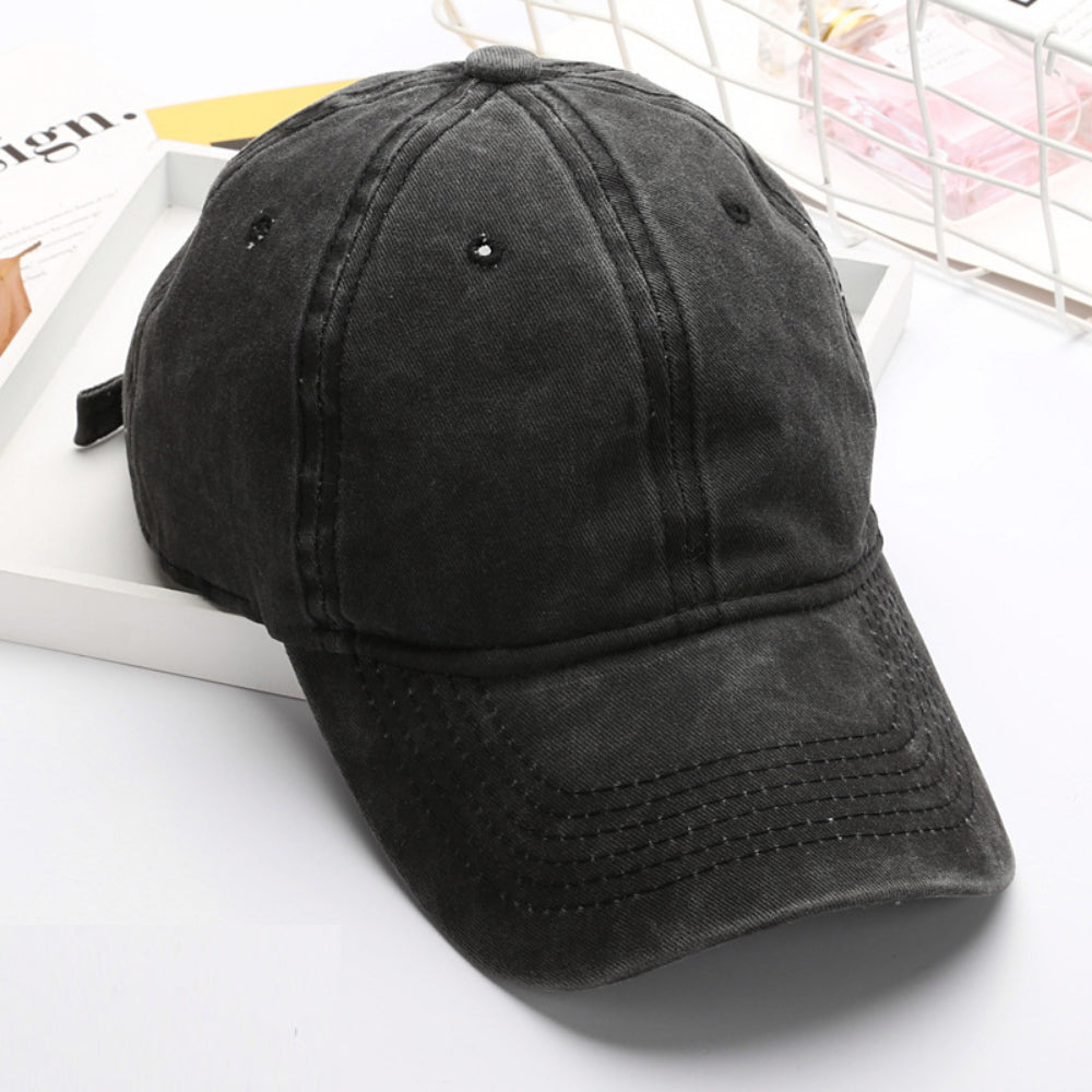 Summer Women's Solid-color Six-strand Adjustable Soft-brim Fashion Casual Baseball Cap, Suitable For Outdoor Outings, Daily Commutes And Outdoor Activities.