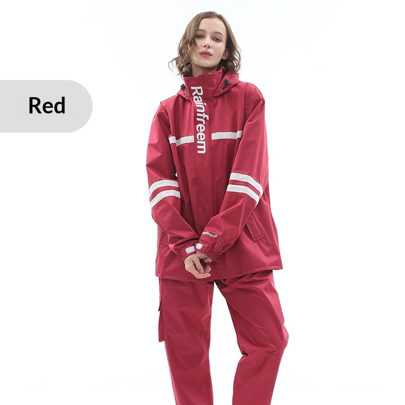 Electric Vehicle Raincoat Set Full-body