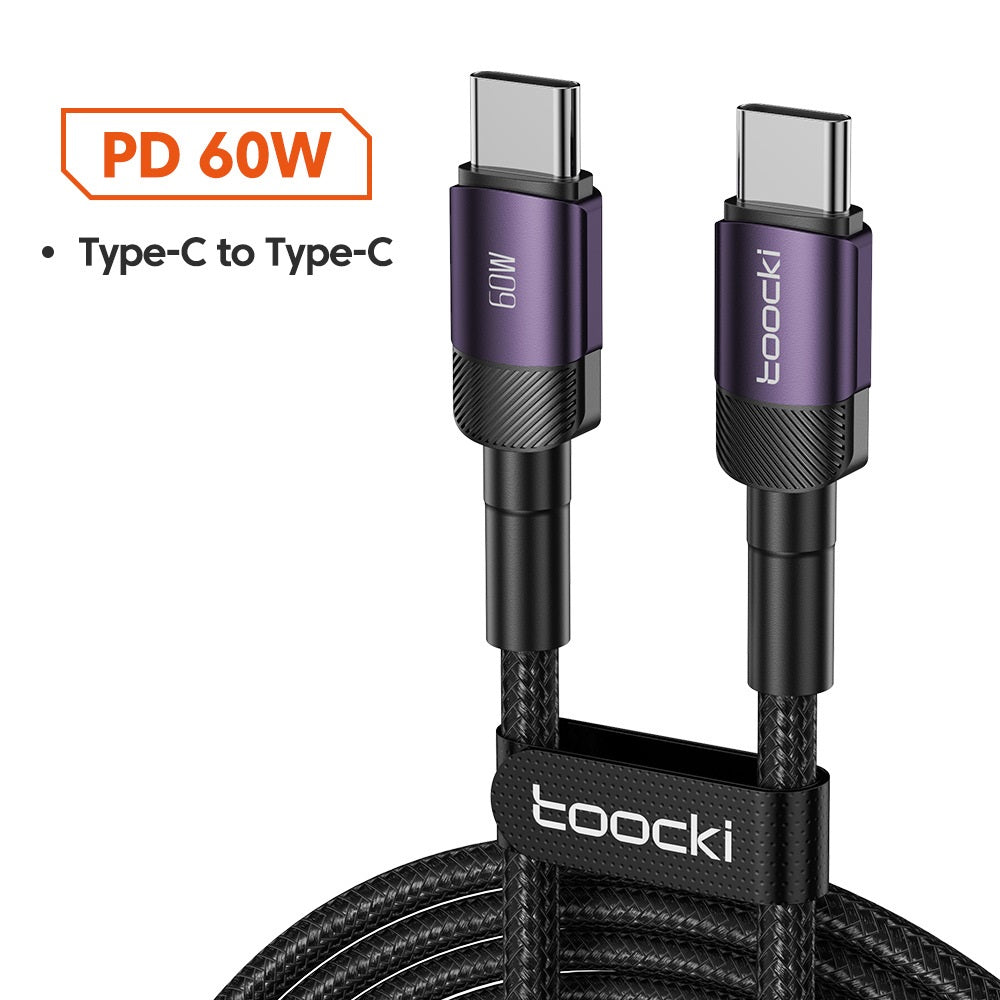 Aluminum Alloy Data Cable Type-C 5A Fast-Charging Cable