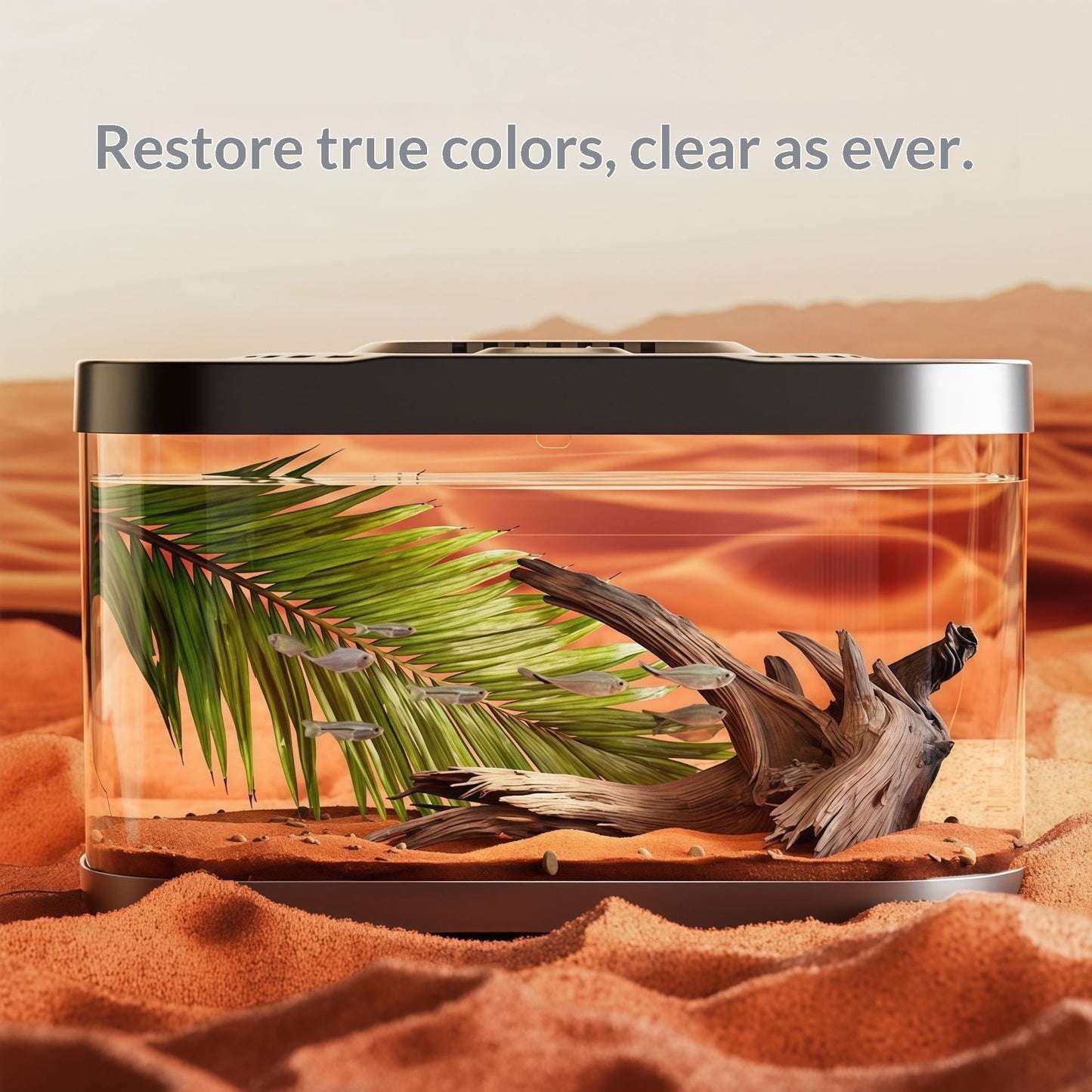 Transparent Plastic Fish Tank Aquarium Terrarium Decoration Office Ornamental Tank Pet Supplies