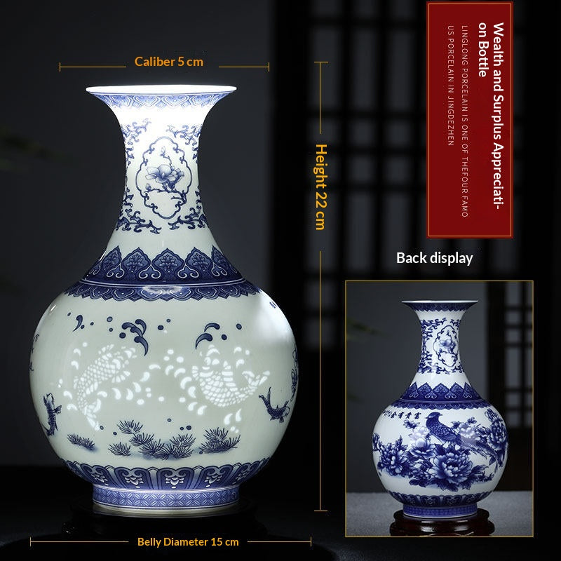 Creative Printing Versatile Ceramic Vase Ornament Crafts Gift