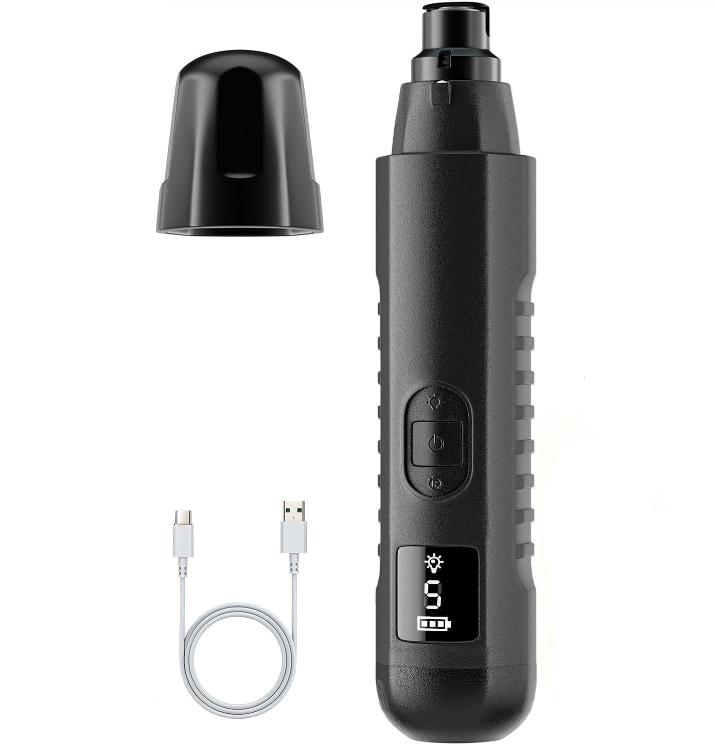 2026 New Silent Groom Pro Dog Nail Grinder, 5-Speed Dog Nail Grinder With Led Light, Quiet Painless Paws Grooming For Small Medium Large Dogs, USB Rechargeable