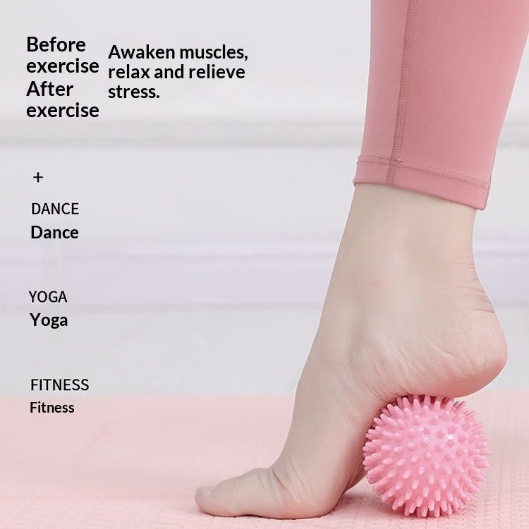 Foot Massage PVC Foot Massage 7cm Diameter Fitness Relaxation Yoga Fascia Hedgehog Fascia Ball