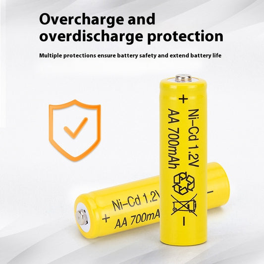 No 5 Rechargeable Battery AA No 5 NI-CD 12V Nickel Cadmium Charging