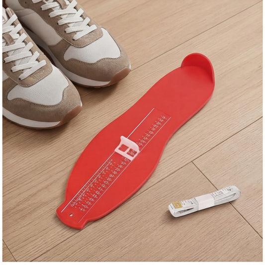 Red Foot Measuring Stick With Clear Scales - Precise Measuring Tool For Various Applications - Party Accessories Set