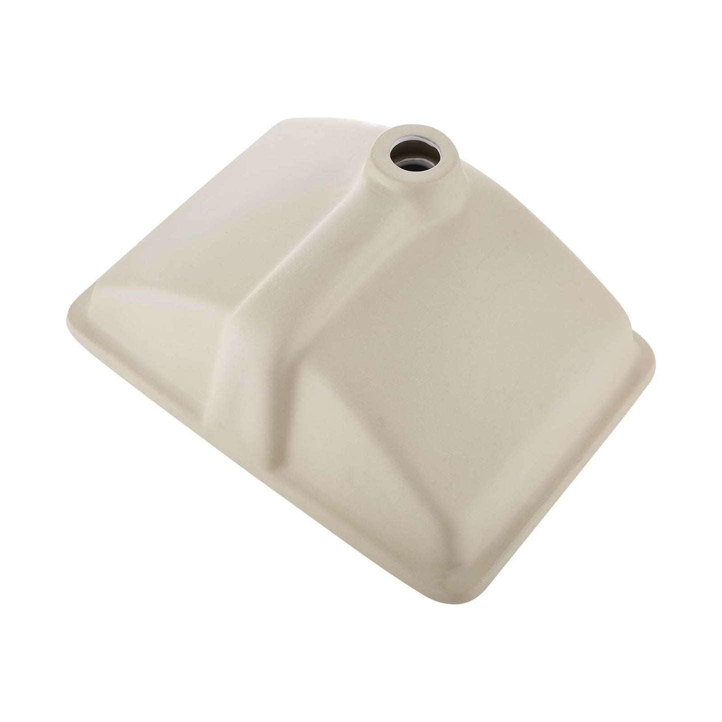 Undermount Bathroom Sink, 20.87 X 14.76 Inch Rectangular White Ceramic Vessel Sink With Overflow Hole, Under Counter Drop In Modern Lavatory Vanity Bath Wash Bowl Basin, Rectangle Small Space
