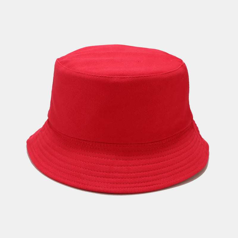 New Solid-color Double-sided Wearable Sun Hat For Outdoor Photography, Slimming Face Cap, Daily Outing Sun Protection Hat