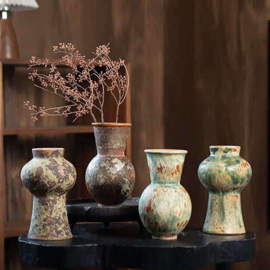 Antique-style Flower Arrangement Centerpiece For The Living Room Or Tea Room