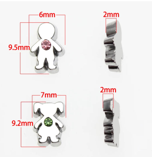 Alloy Rhinestone Small Accessories DIY Glass Photo Box