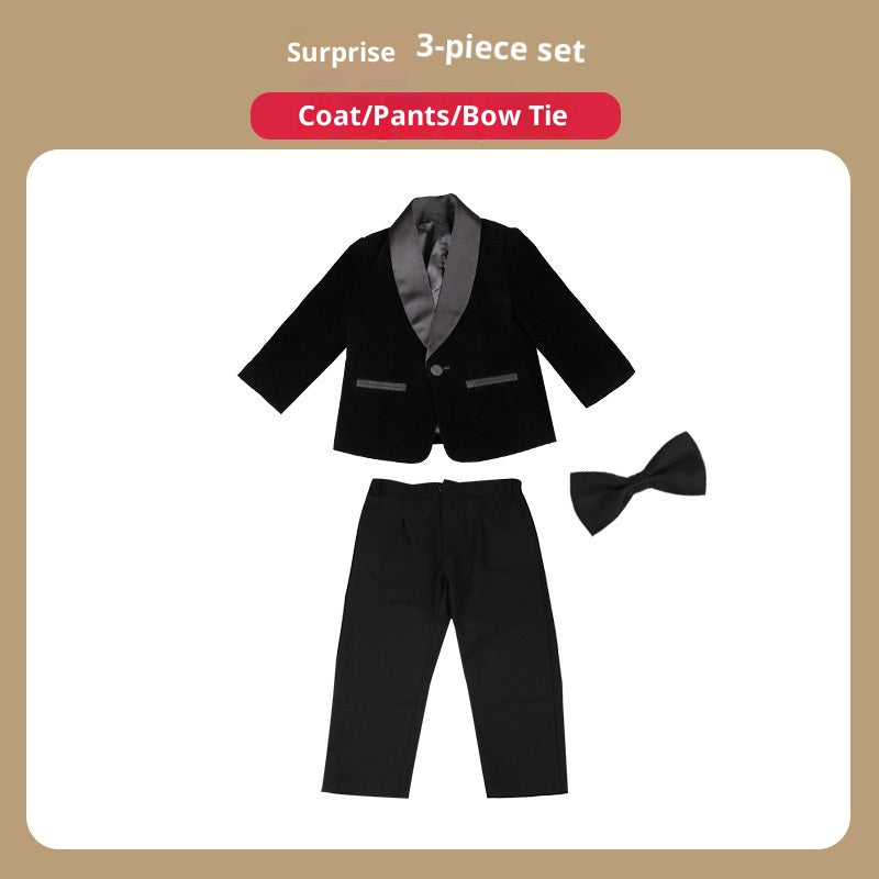 Children's Suit Korean Boy Flower Girl Celebration Dress