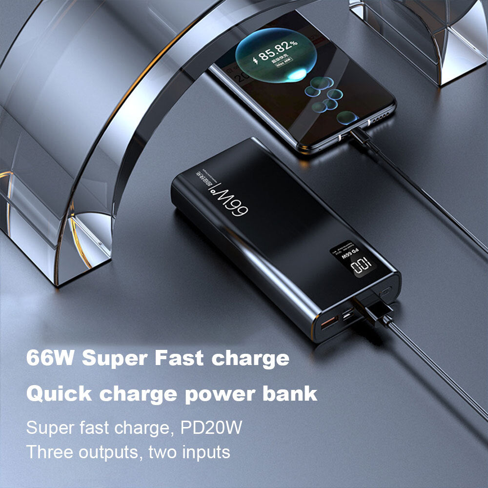 9000000mAh Power Bank Pack Fast Charger 2 USB External Battery For Mobile Phone