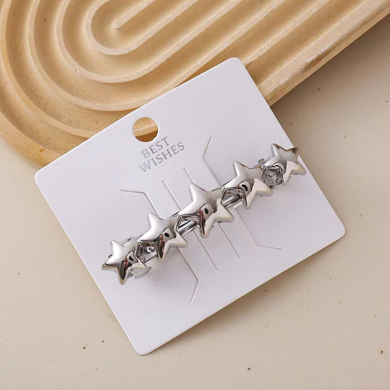 One-word Hair Clip For Women's Updo Spring Clip