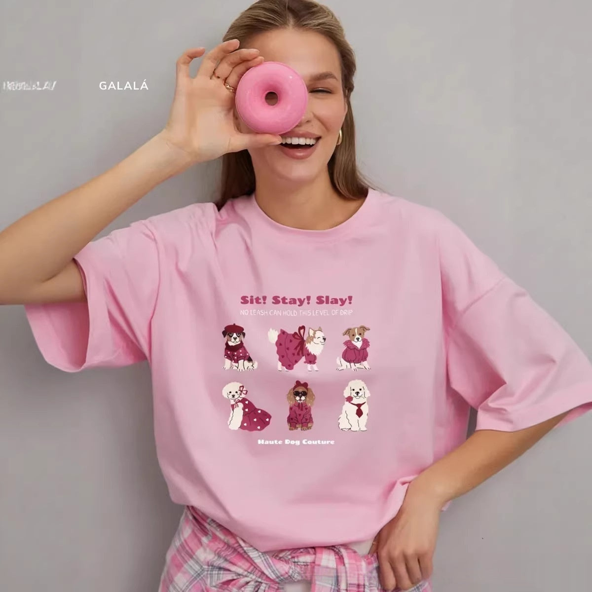 Summer New Arrival Cartoon-style Age-reducing Comfortable Printed Top