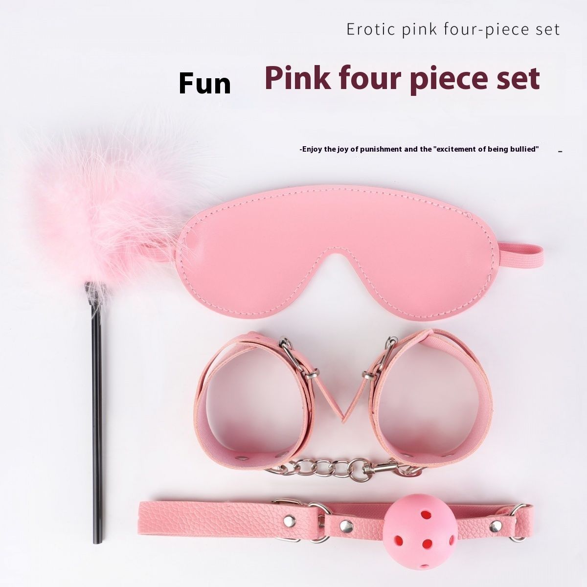 Set Of Equipment And Supplies Mouth Ball Feather Stick