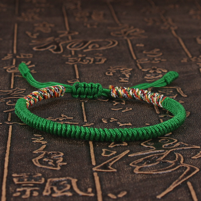 Best Seller In Europe And America Handmade Woven Jin Gang Knot Red Rope Bracelet