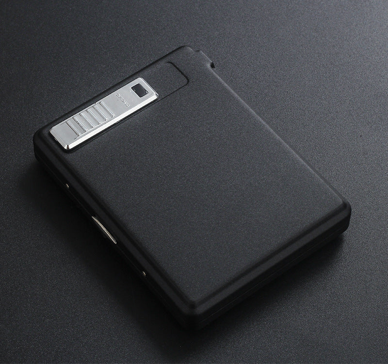 Classic Flip Charging Cigarette Case Lighter Integrated Windproof Cigarette Lighter