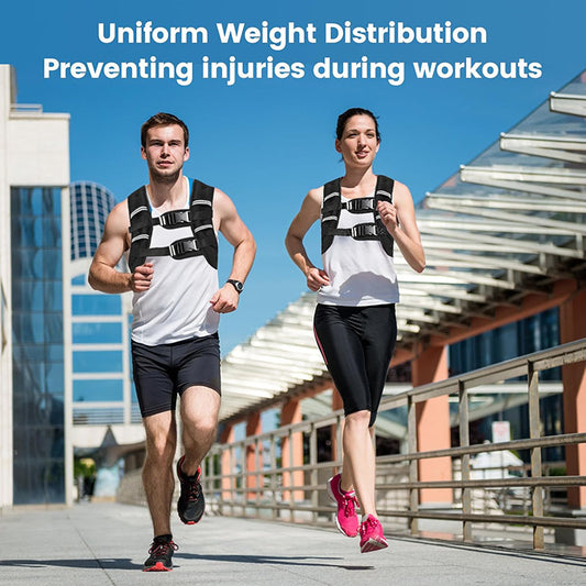 Invisible Weighted Running Vest With Integrated Equipment