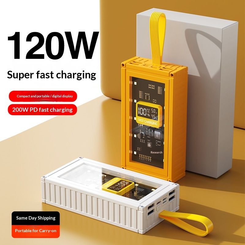 120W Super Fast Charging GaN Power Bank