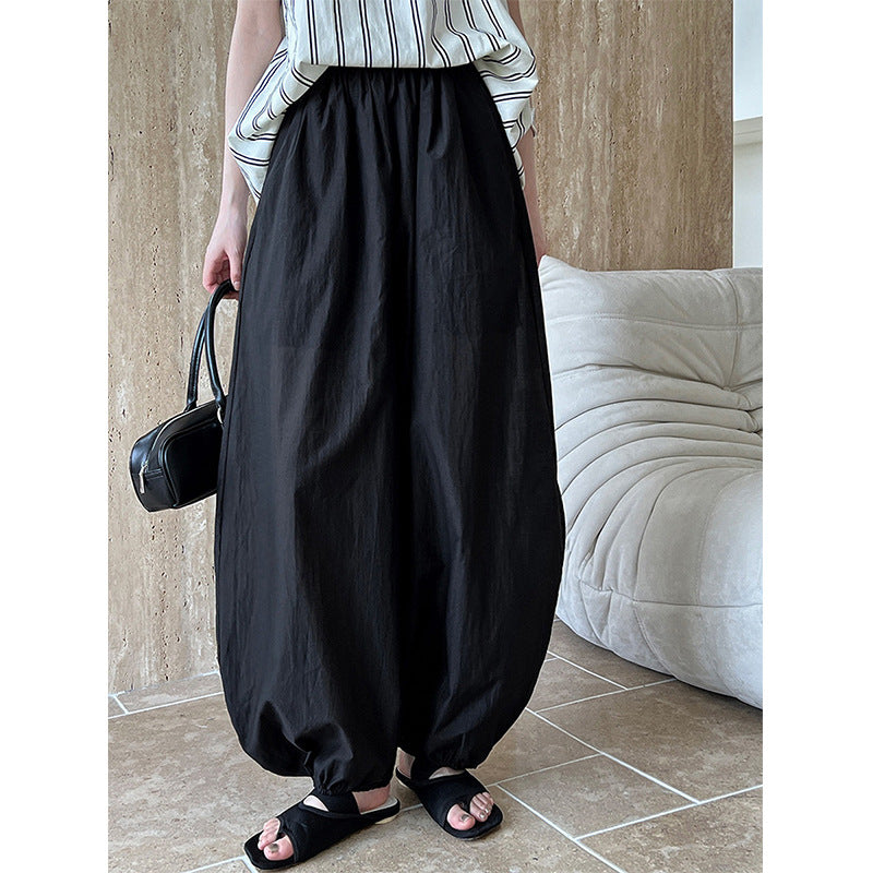 Summer Japanese-Korean Style New Large-size Loose Lantern Pants