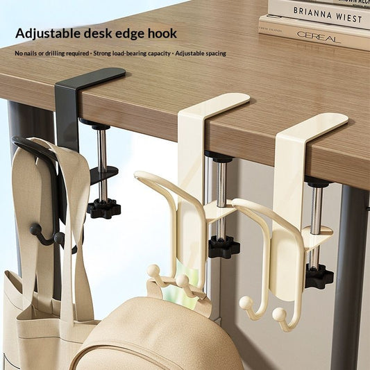 Wall-mounted Desk-side Storage Hook Drill-free And Movable