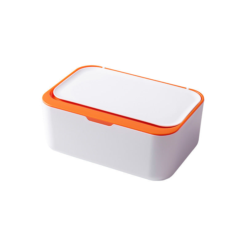 Large Capacity Wet Wipe Dispenser,Reusable Tissue Box,Sealed Dustproof Mask And Wet Wipe Holder For Home Bathroom
