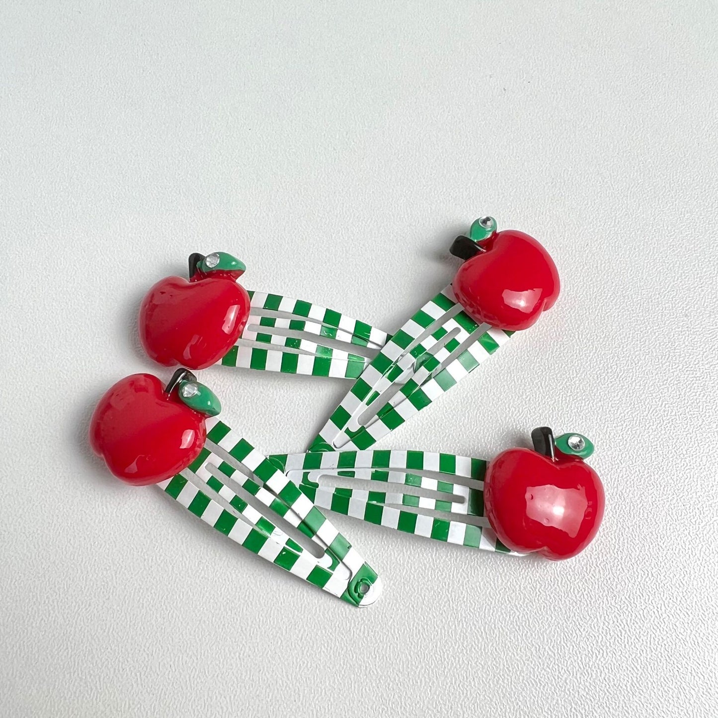 Strawberry Cute Vintage Hair Accessories With Diamond