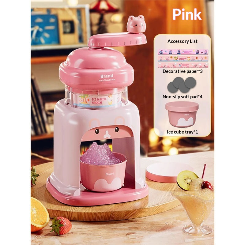 Hand-cranked Ice Shaver For Kids For Home Use