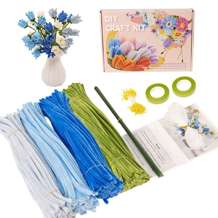 Best-selling Floral Twisty Wire Fluffy Yarn For Crafts