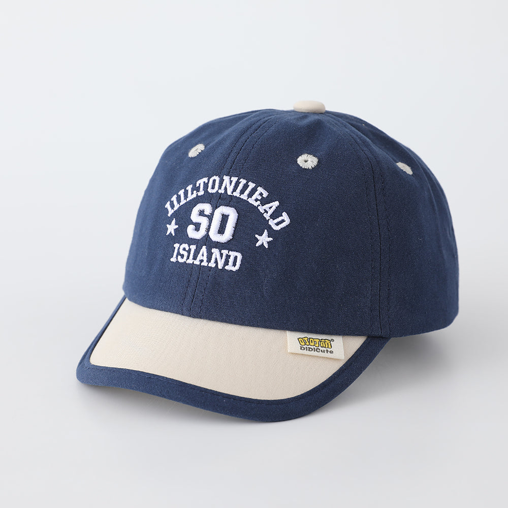 Children's Multi-color Edge-padded Multi-letter Three-dimensional Embroidered Adjustable Fashionable And Trendy Curved-brim Baseball Cap Suitable For Outdoor Travel And Entertainment