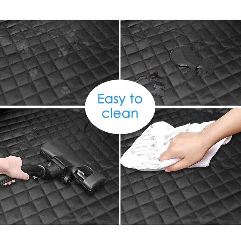 Premium Heavy Duty Quilted Car Boot Liner Trunk Pet Dogs Protector Retuned Set