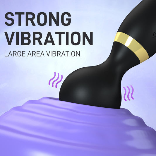20 Speeds-Silicone-Double-Head-Big-Full-Body-Massager-Vibrator-Mute Rechargeable