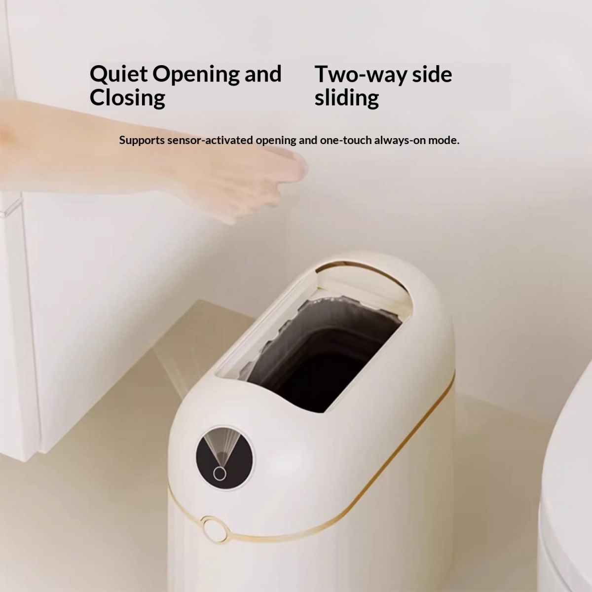Jiabiyi E1 Smart One-Step Packaging Trash Can