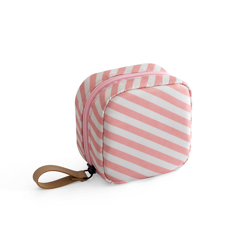 Ink Color Tone Simple Portable Printed Makeup Bag