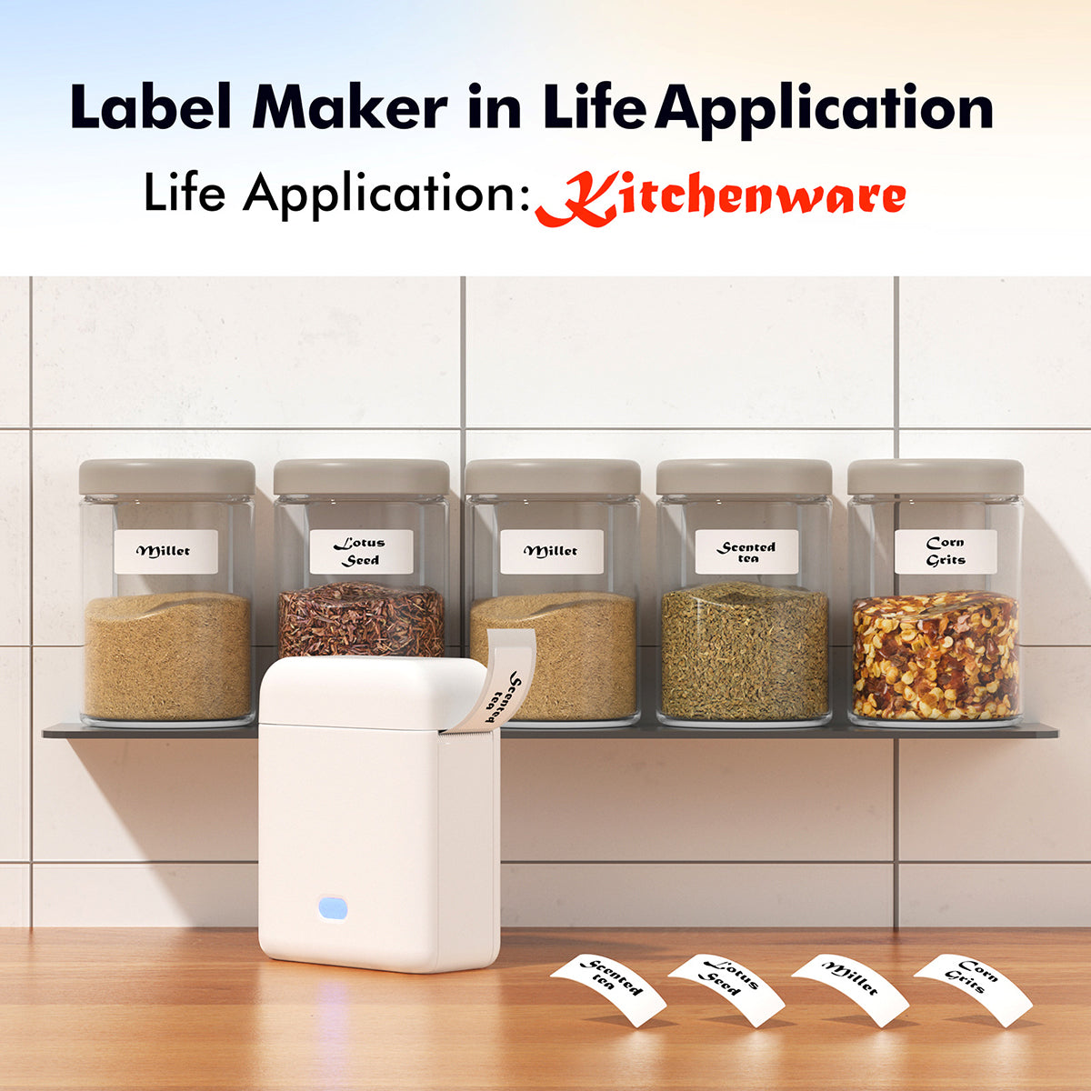 L12 Bluetooth Label Maker Machine Wireless Thermal Label Printer Sticker Gift AU