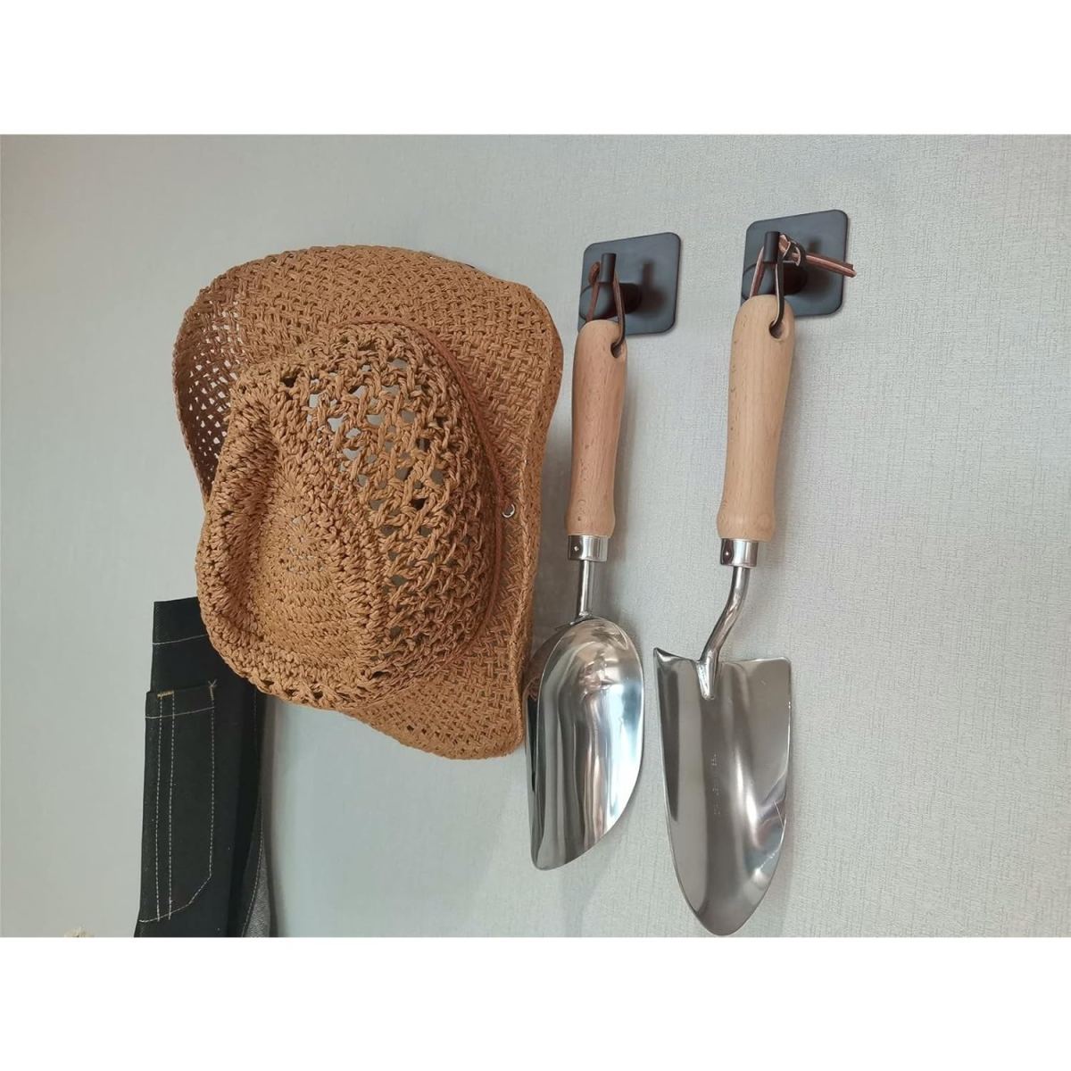 Multi-piece Party Value Packs, Towel Hooks (Set Of 6), Self-Adhesive Wall Hooks, No Drilling Required, Stainless Steel, Ideal For Bathroom, Toilet, Kitchen, And Office, Black