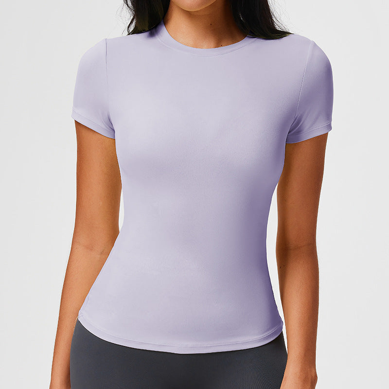 Slim-Fit Fitness Top For SpringSummer Yoga And Workout